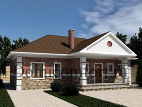 Дом из кирпича 12 на 15